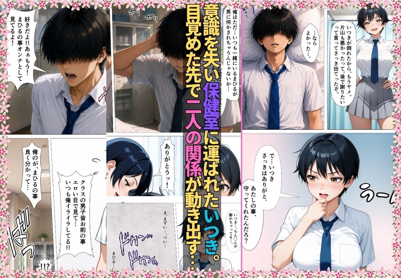 無自覚なボーイッシュ幼馴染が無防備すぎてガチンコいちゃらぶセックス【漫画】【女子校生】【あまあま】【初体験】【153p】 サンプル6