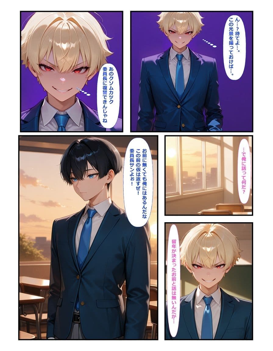 風紀委員長は不良の肉便器〜弱みを握られて完全雌堕ち絶頂屈服する元優等生〜 サンプル3