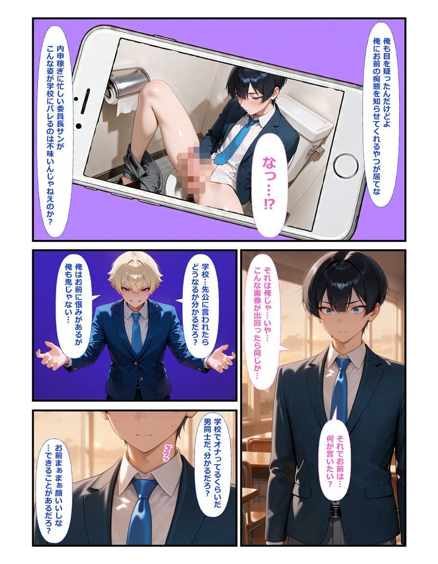 風紀委員長は不良の肉便器〜弱みを握られて完全雌堕ち絶頂屈服する元優等生〜 サンプル4