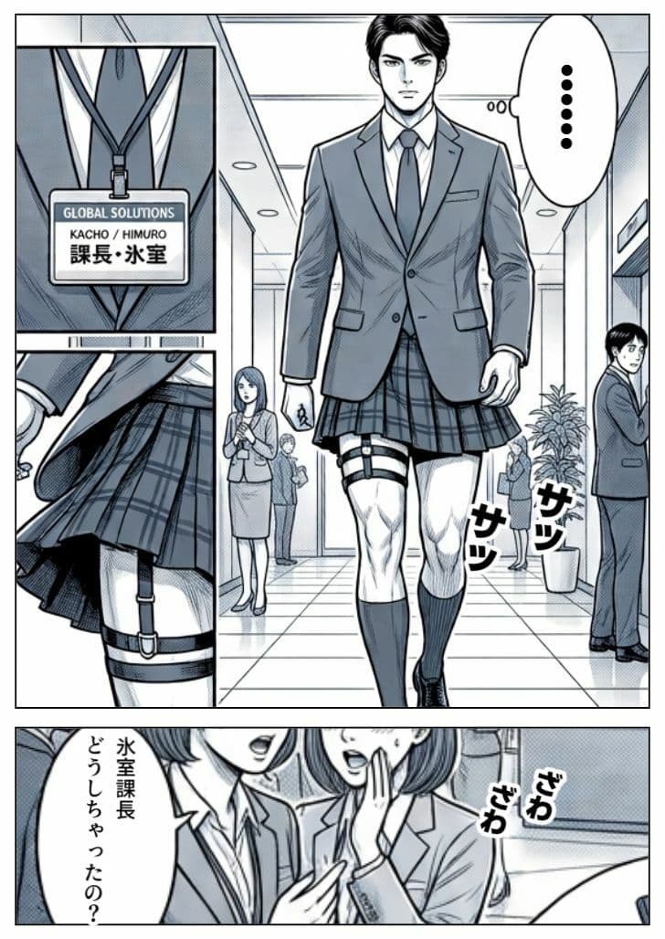 片思い中の課長はなぜかミニスカートです サンプル1