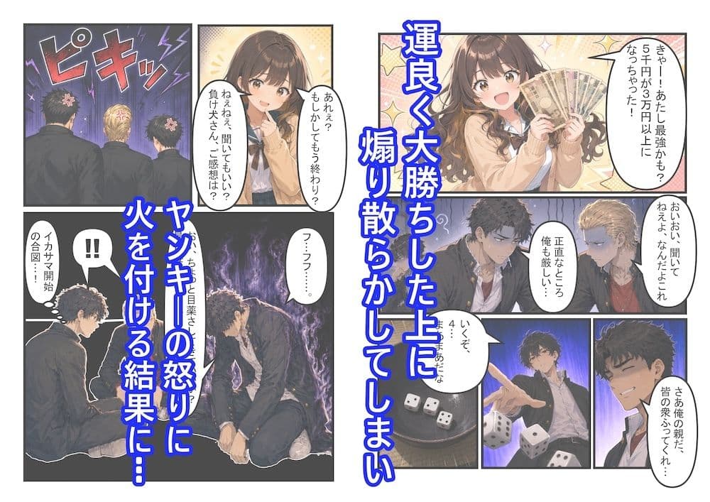 賭博ジャンキーはるかちゃん サンプル2