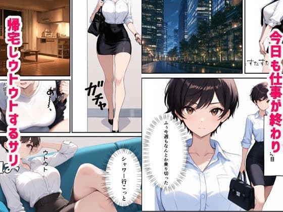 ボーイッシュな子が隣人と拘束プレイでセックスしたら どMでされ放題  快楽堕ち サンプル1