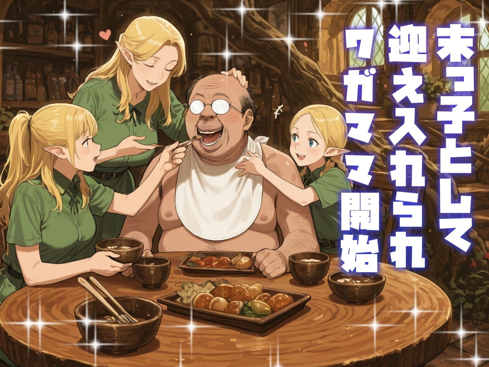 異世界転移でエルフ母娘甘やかしハーレム生活 サンプル3