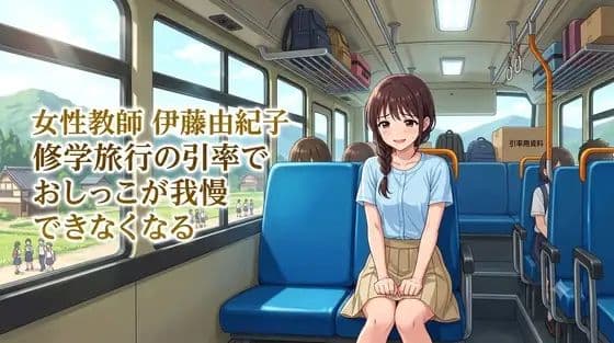 女性教師伊藤由紀子 修学旅行の引率でおしっこが我慢できなくなる