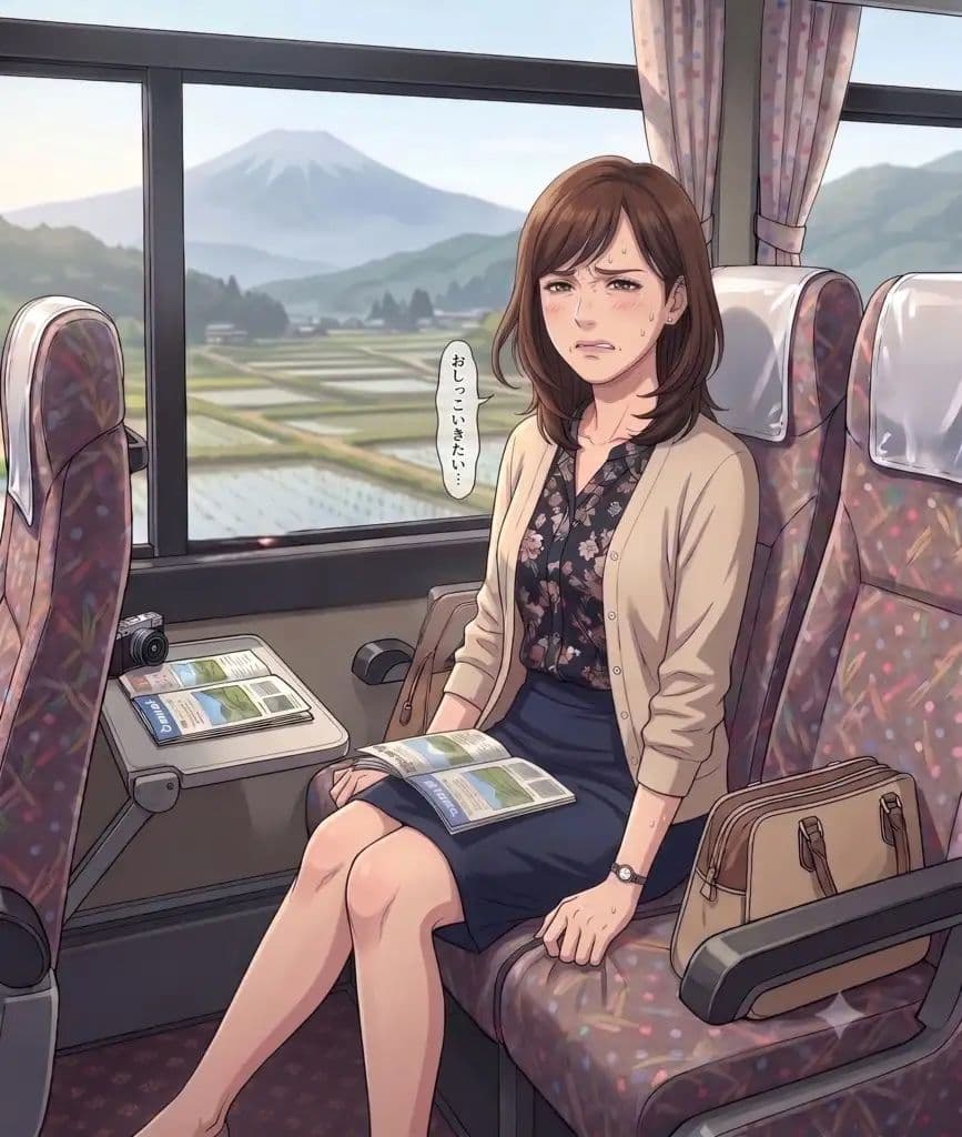 アラフィフ美魔女 おしっこ漏れそうで大ピンチ！ サンプル3