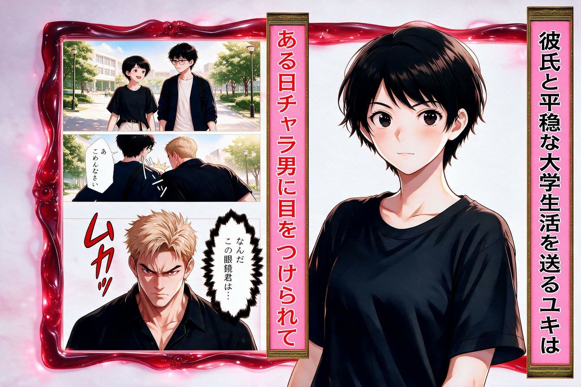 姦堕ち〜チャラ男に寝取られて大学をやめさせられてキャバ嬢と風俗で貢がされる〜 サンプル1