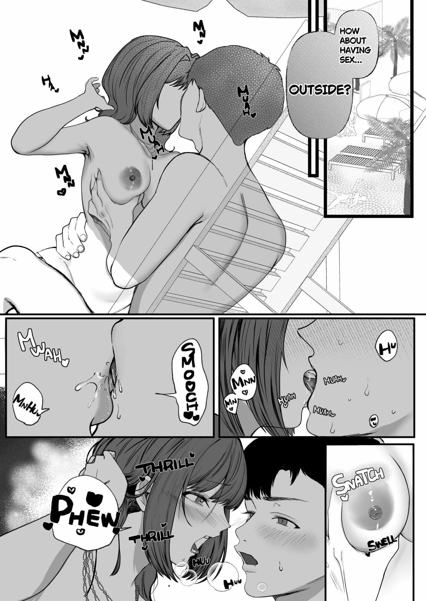 A JAPANESE COUPLE SPENDS A TOPLESS VACATION サンプル3