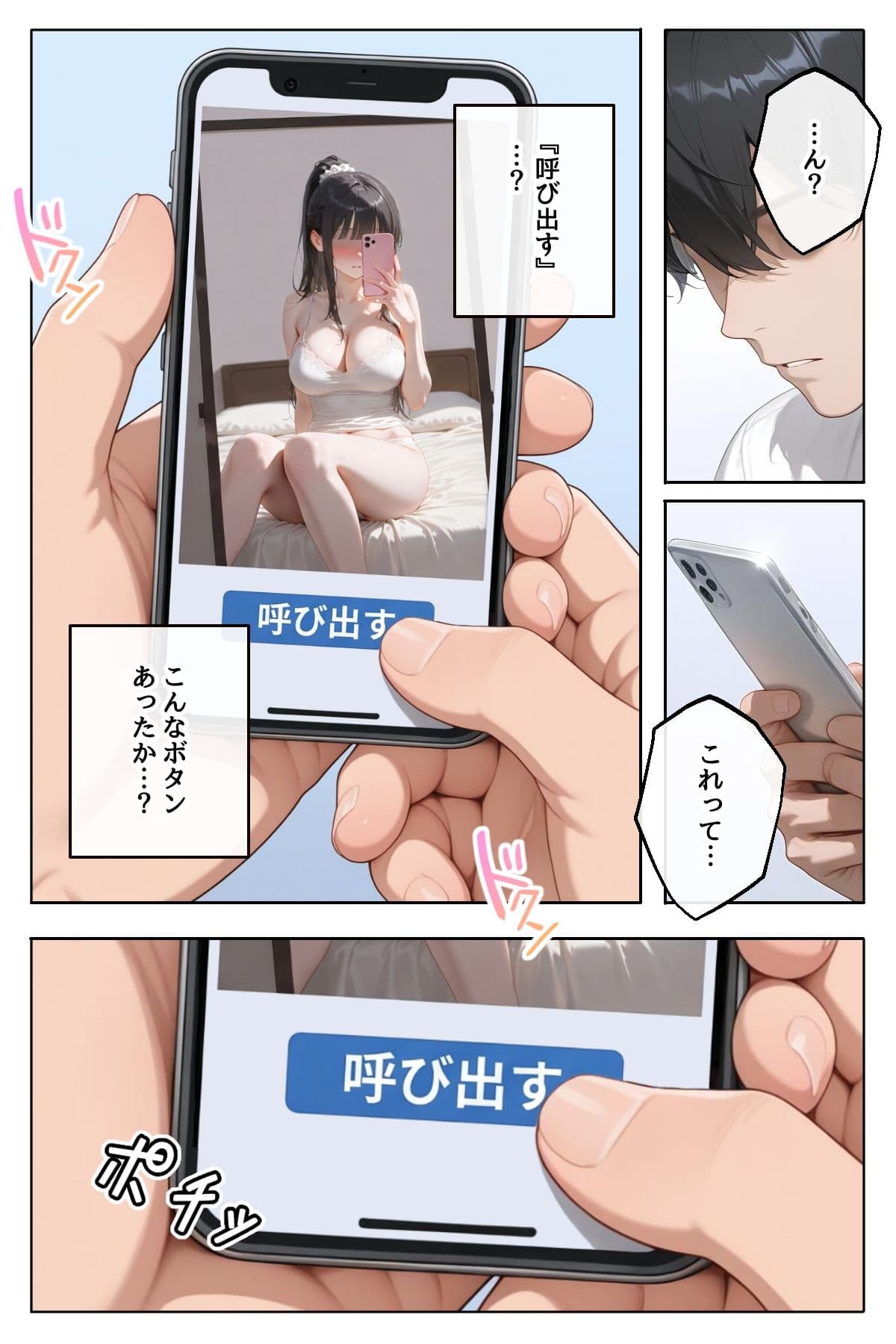 裏アカ女子、呼び出しアプリ サンプル2
