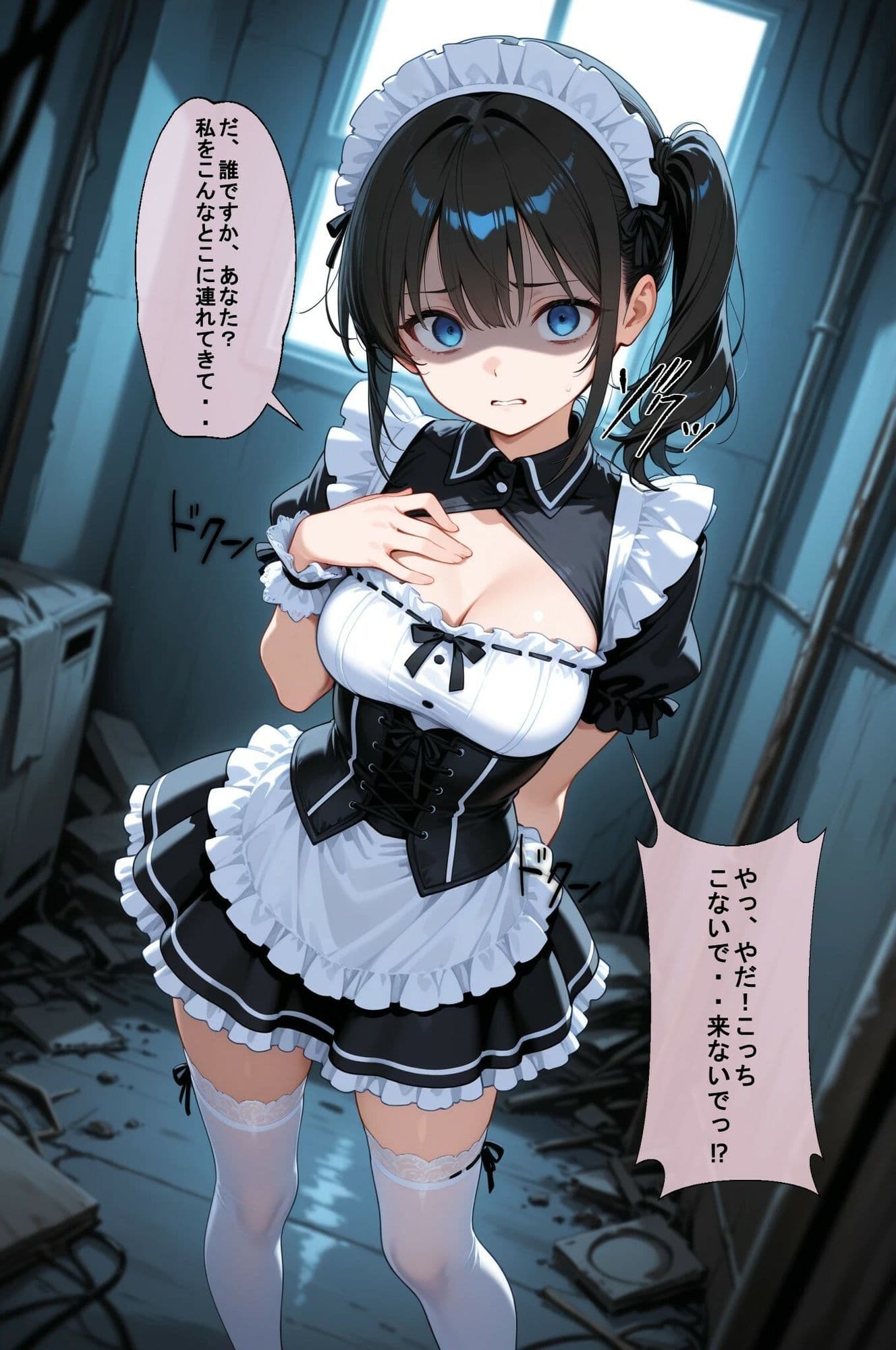 コスプレ美少女は廃屋で餌食となる・・  悲壮な女の子って・・そそるよね サンプル1