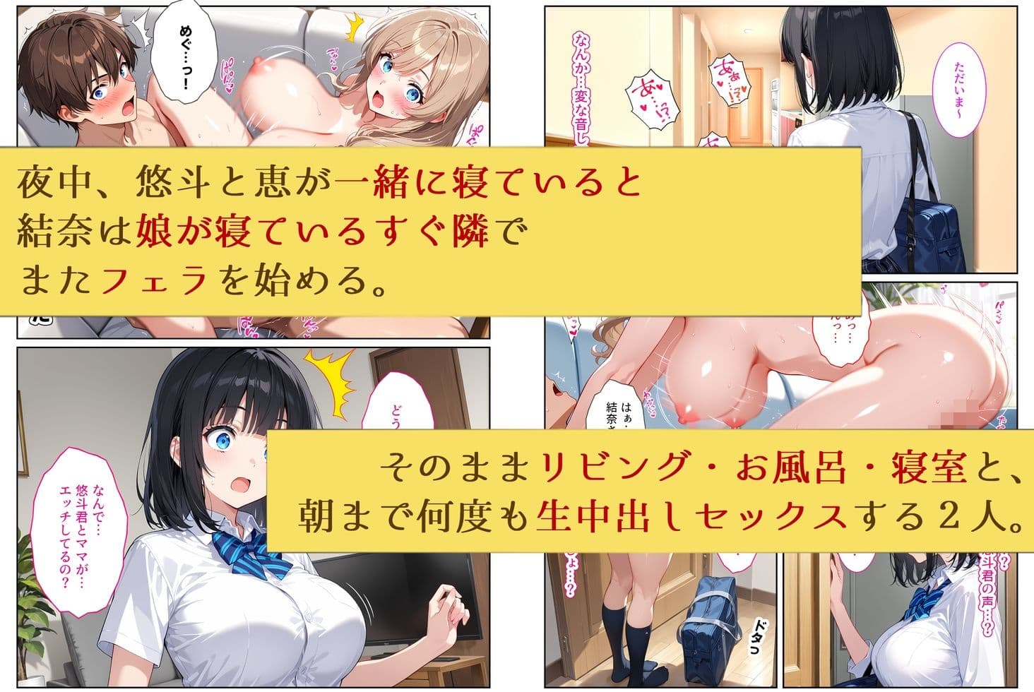 清楚な彼女のママは、実は僕のセフレでした〜彼女が眠っている家で生ハメSEX〜 サンプル8