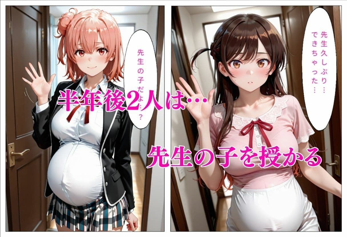 巨乳の美女が水着で誘惑  由比ヶ浜〇衣、水原〇鶴編 サンプル8