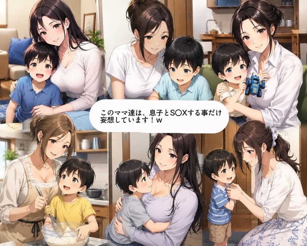 母子相姦ママがいっぱい  1  妄想ママズ サンプル2