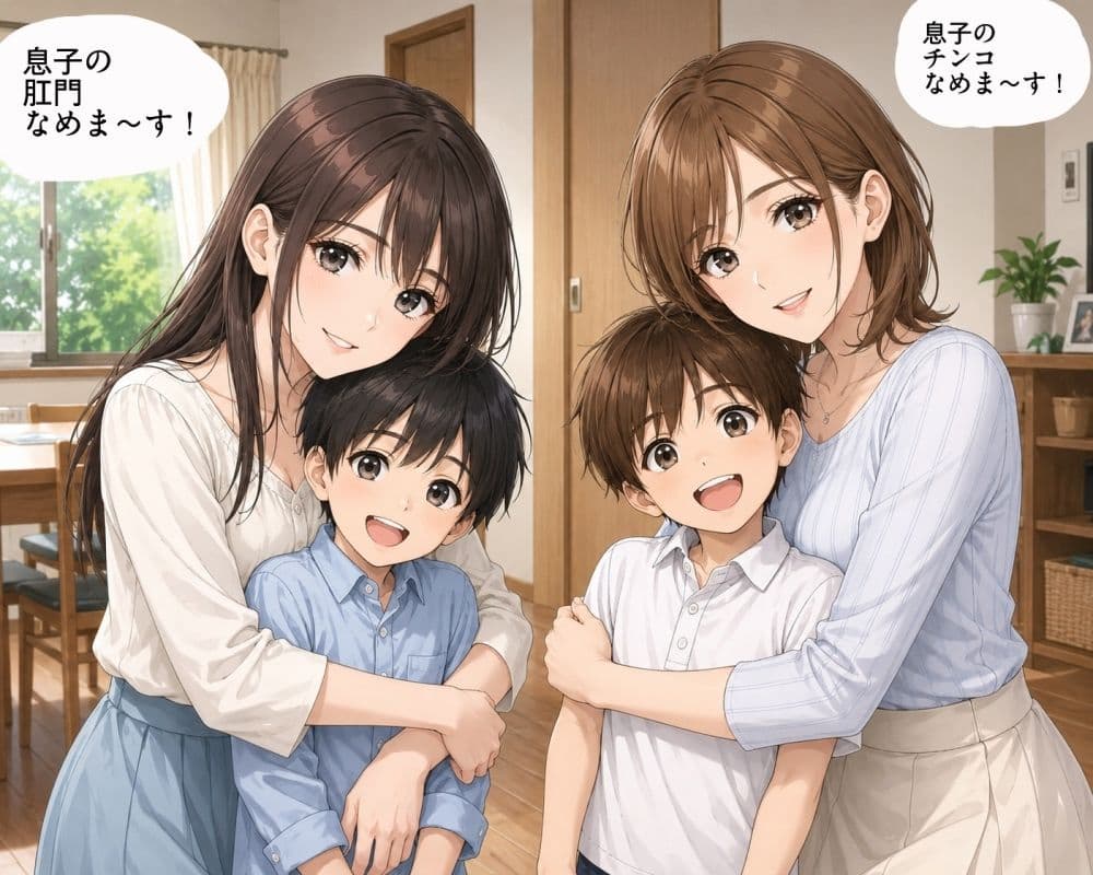 母子相姦ママがいっぱい  1  妄想ママズ サンプル10