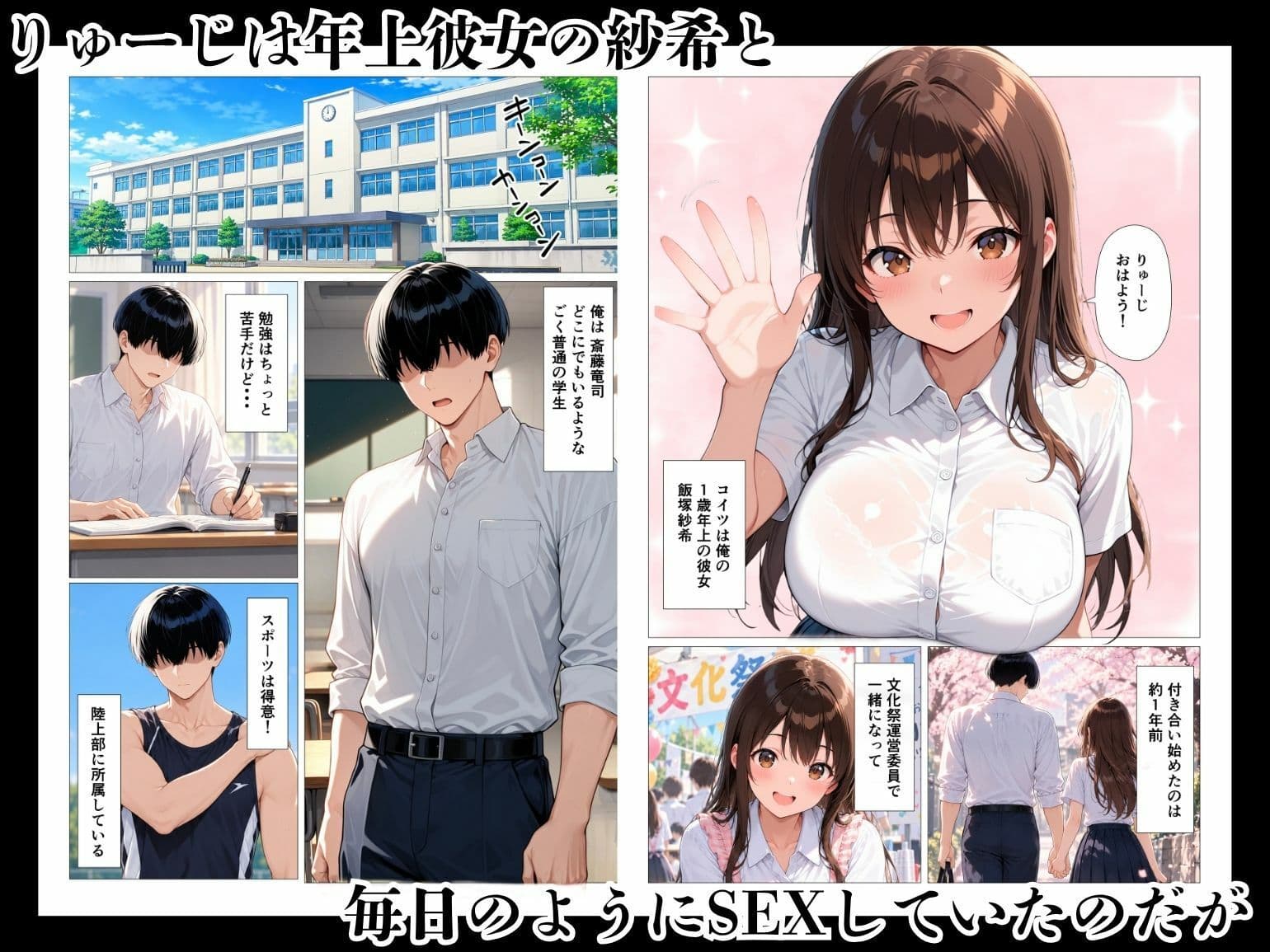 真面目な幼馴染の裏の顔ど淫乱すぎて理性崩壊逆NTRされた話 サンプル1