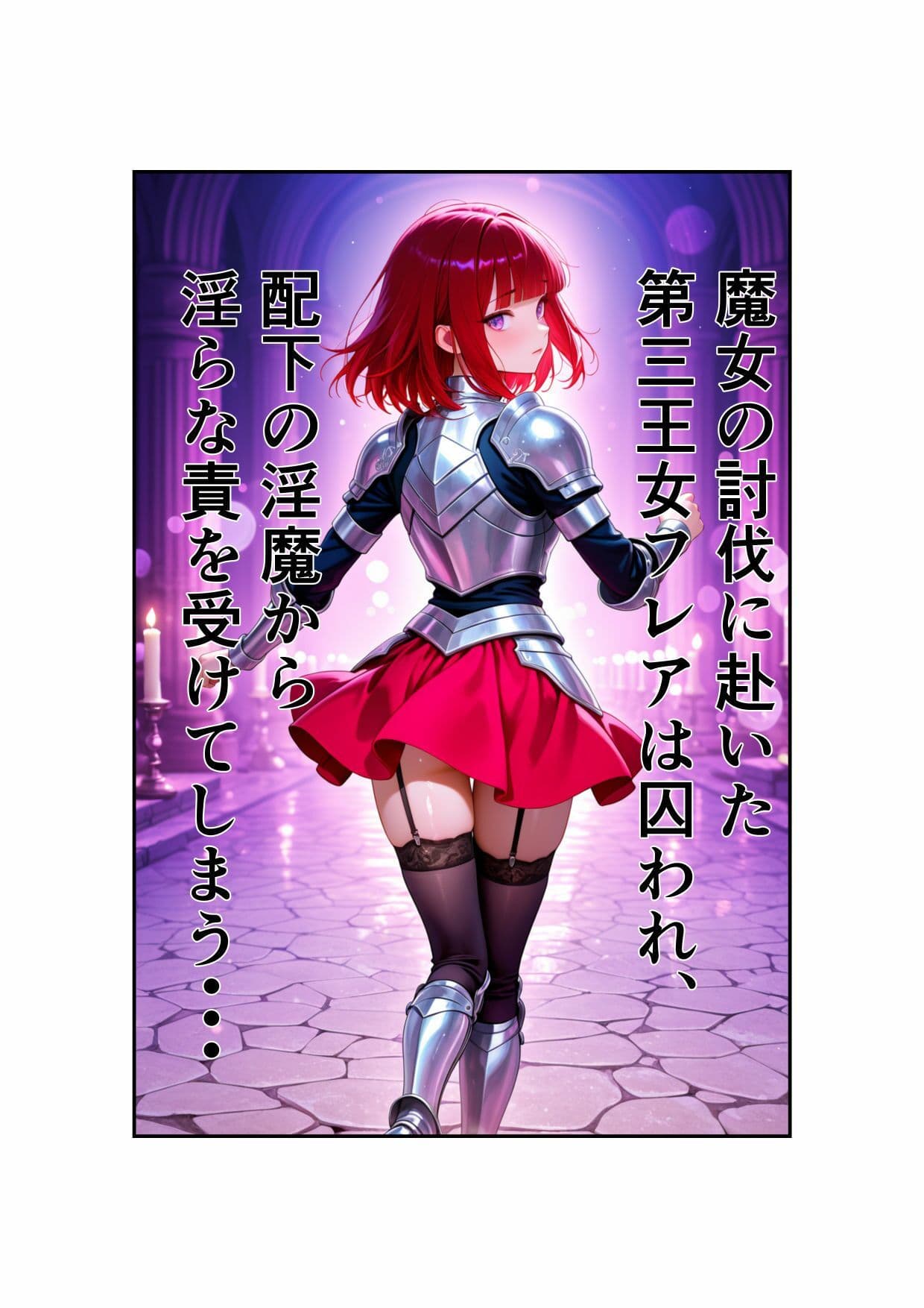 転生淫魔の調教日誌  episode 1 〜処女騎士の尻穴調教〜 サンプル2