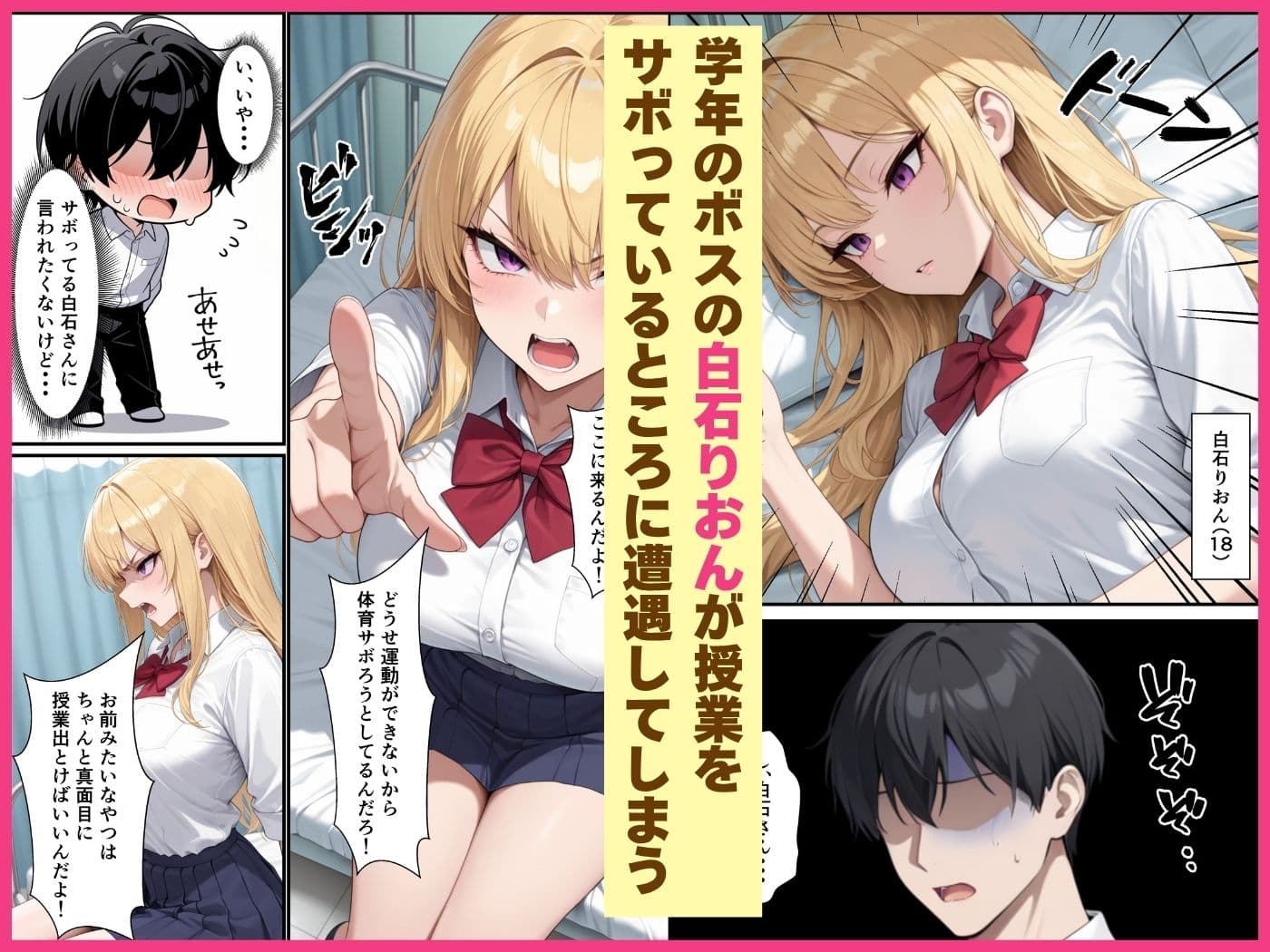 陰キャの僕が一軍ギャルの性処理係に任命されて搾り取られた話 サンプル3