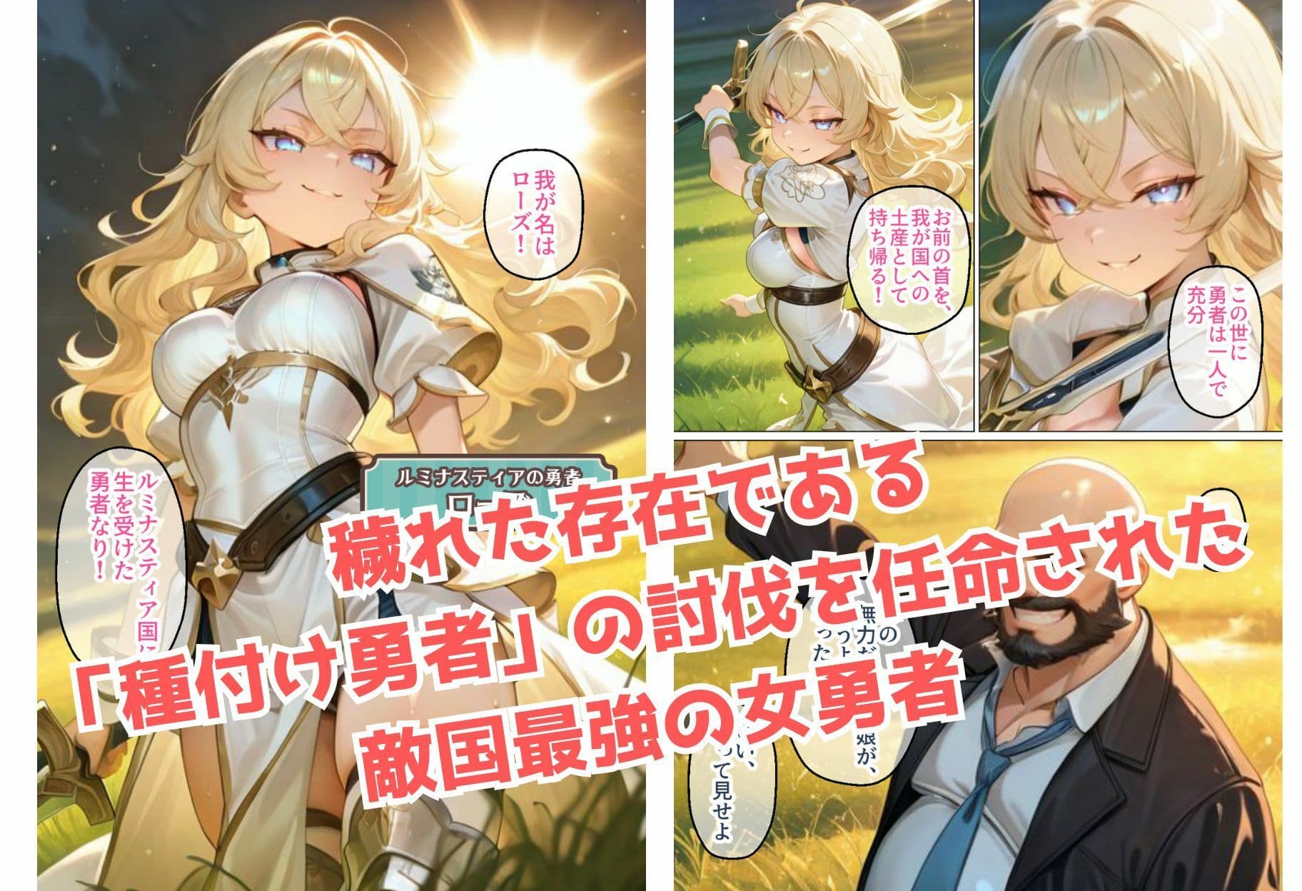 最強の女勇者がチン棒に服従した件2【全Pセリフ有】 サンプル1