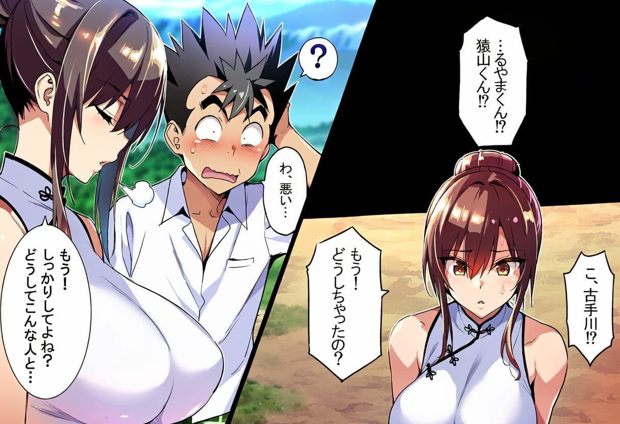 ゲーム世界で、ちょっとエッチなNTRシナリオを開始しました。唯編 サンプル5