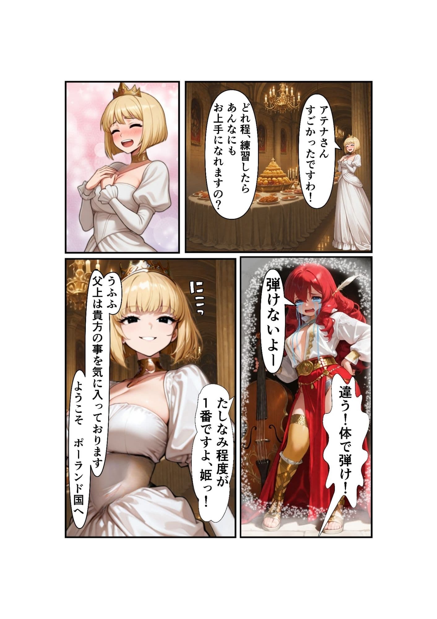 勇者PT壊滅計画 第二の標的・赤い吟遊詩人アテナ サンプル5