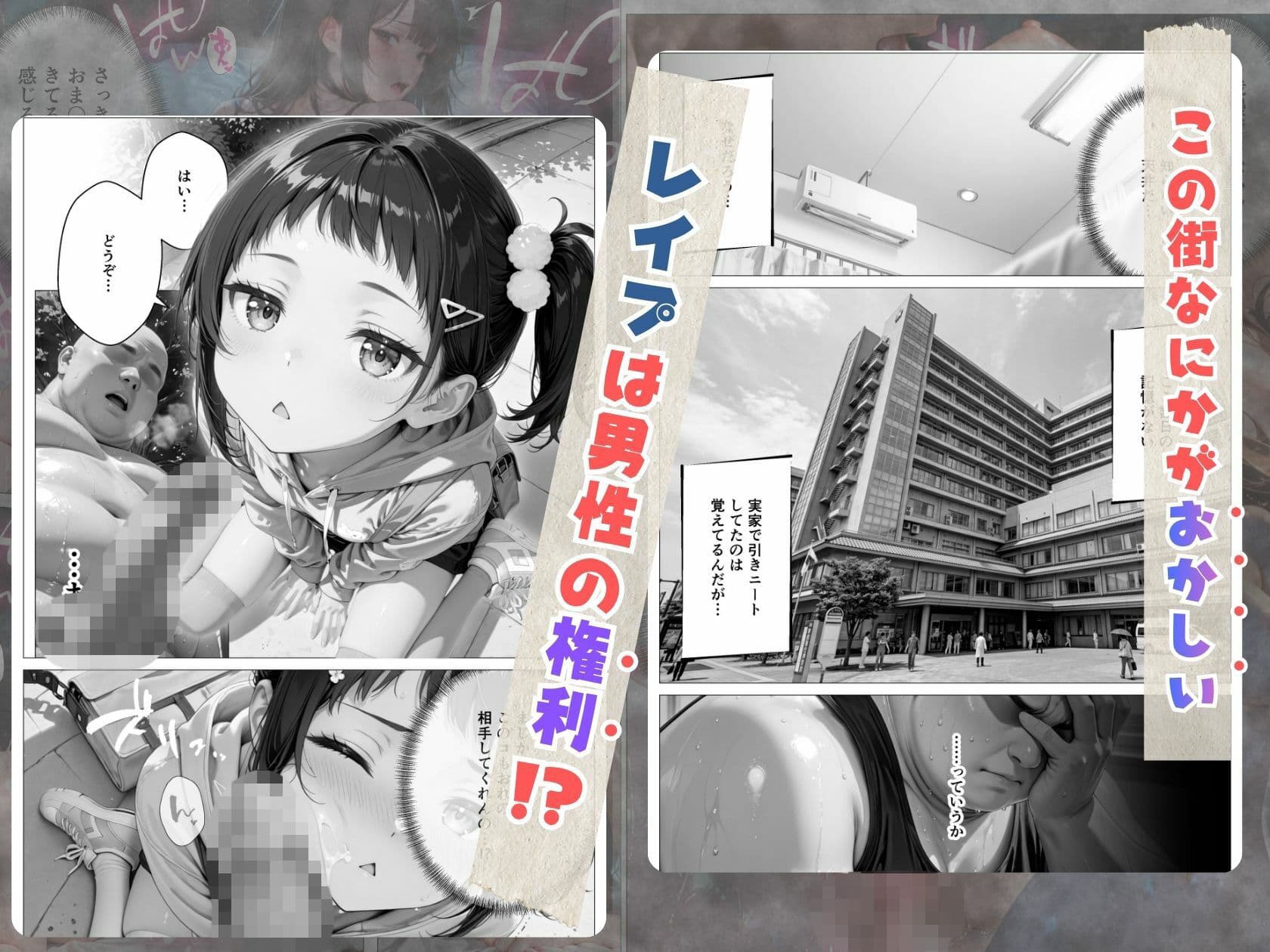 【総集編】精子至上主義 〜いかなる非同意性行為も正当化される街〜 サンプル2