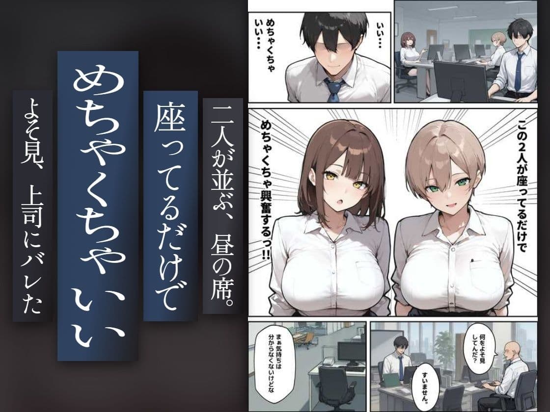 どうせ、職場3Pパイズリするのに新入社員（22）と教育係（26）があーだのこーだの サンプル3