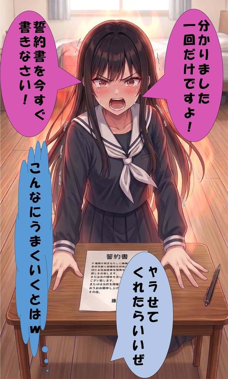 競泳水着少女SEX 漫画版かぐや編2 サンプル4