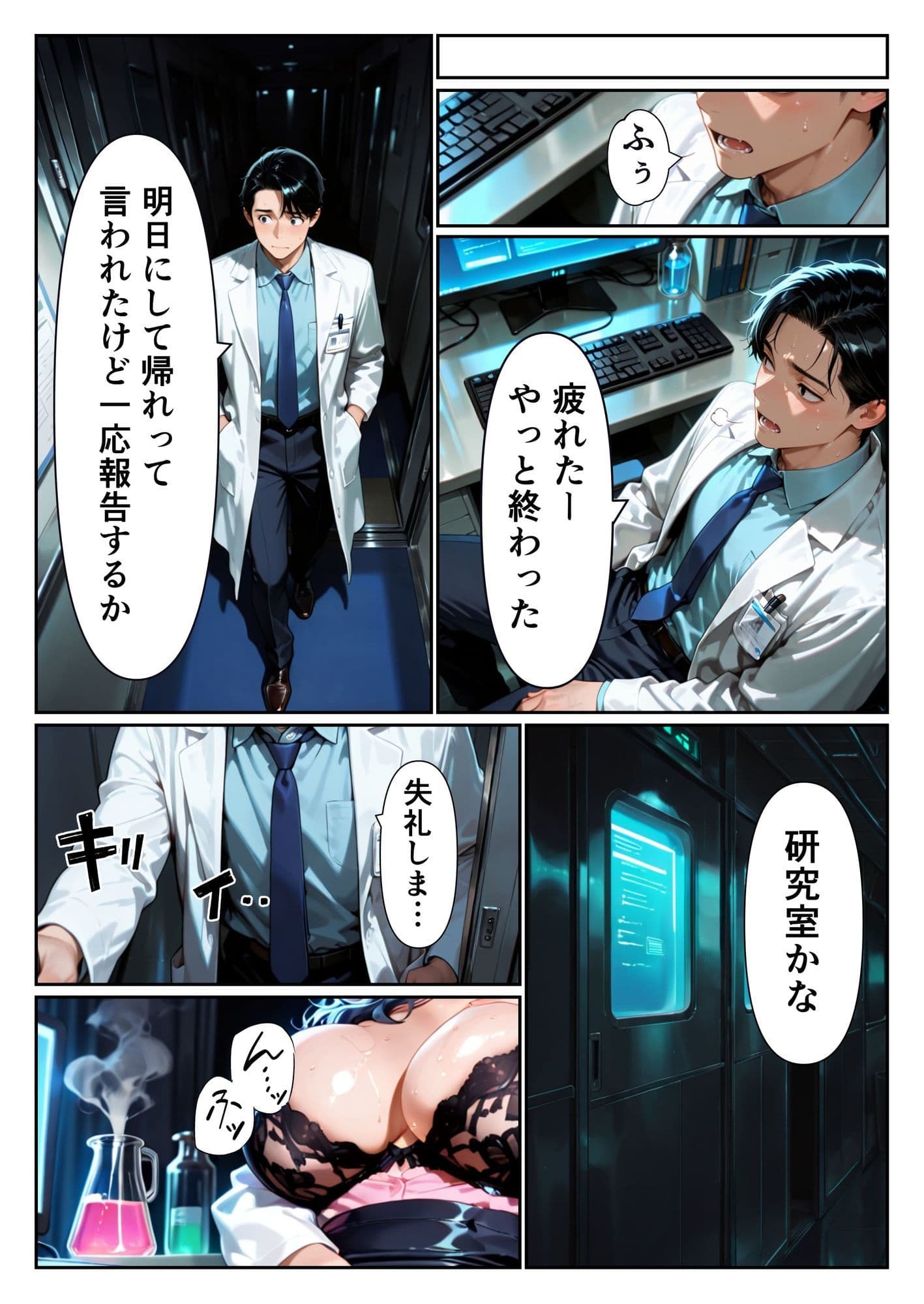 仕事が出来ない僕は巨乳上司の性処理係になりました サンプル5