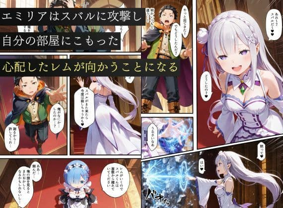 リゼロヒロインから始める悪堕ち計画〜エミリア・レム・ラムが邪悪に染まる…〜 サンプル5