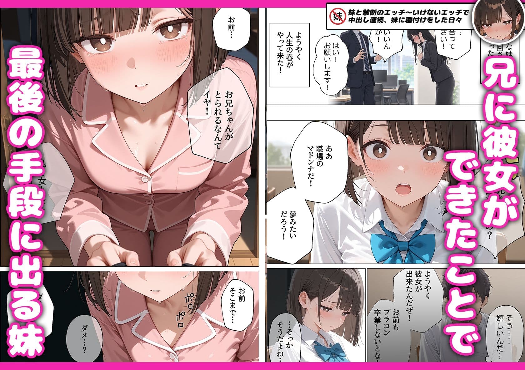 妹と禁断のエッチ〜いけないエッチで中出し連続、妹に種付けをした日々 サンプル2
