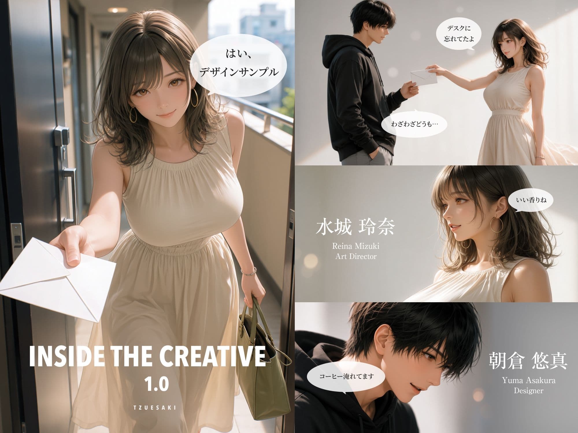 INSIDE THE CREATIVE 1.0｜先輩、会社では秘密ですよね？【こだわり動画同梱】 サンプル1