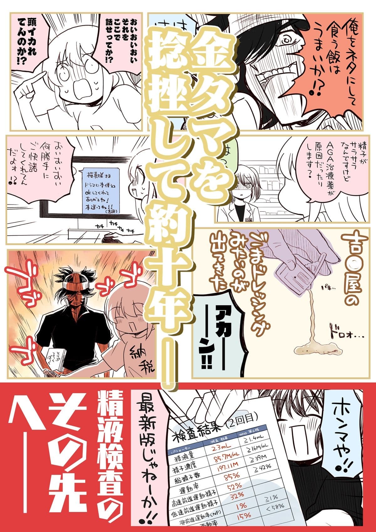 金タマを捻挫した話。アルティメット サンプル10
