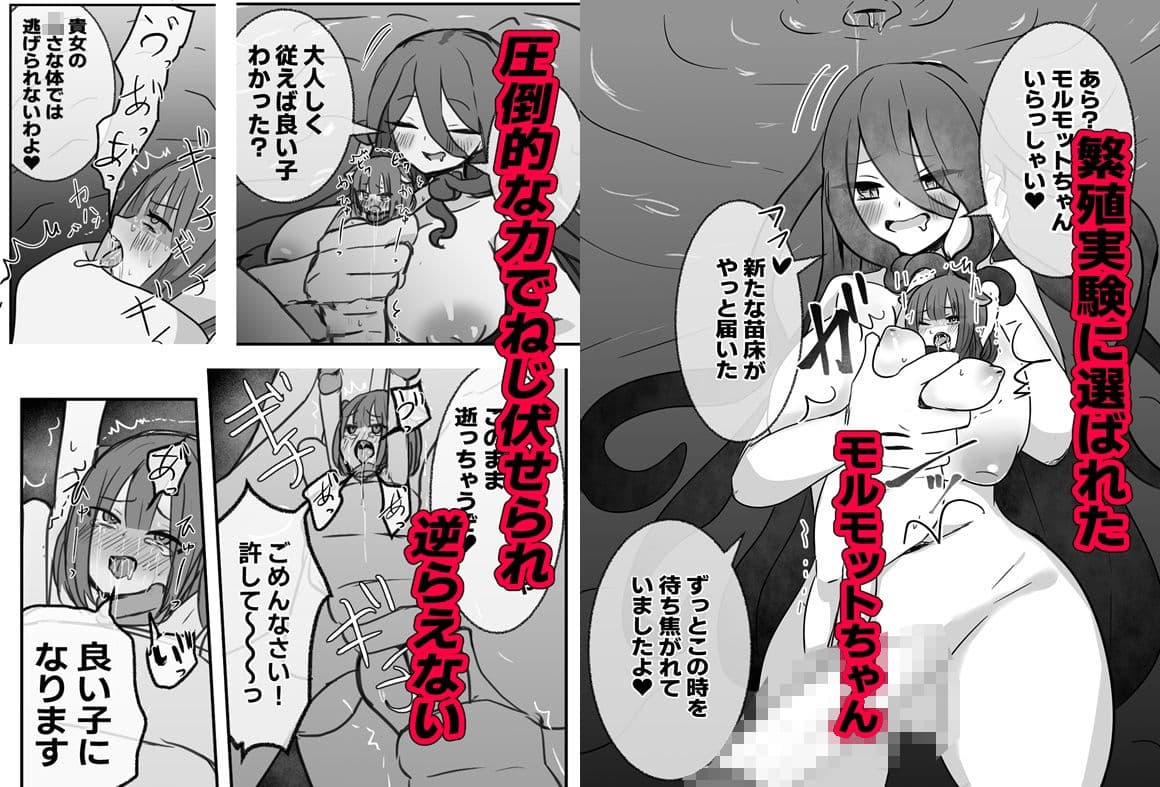 ××の巣穴に落とされたモルモットちゃん サンプル1