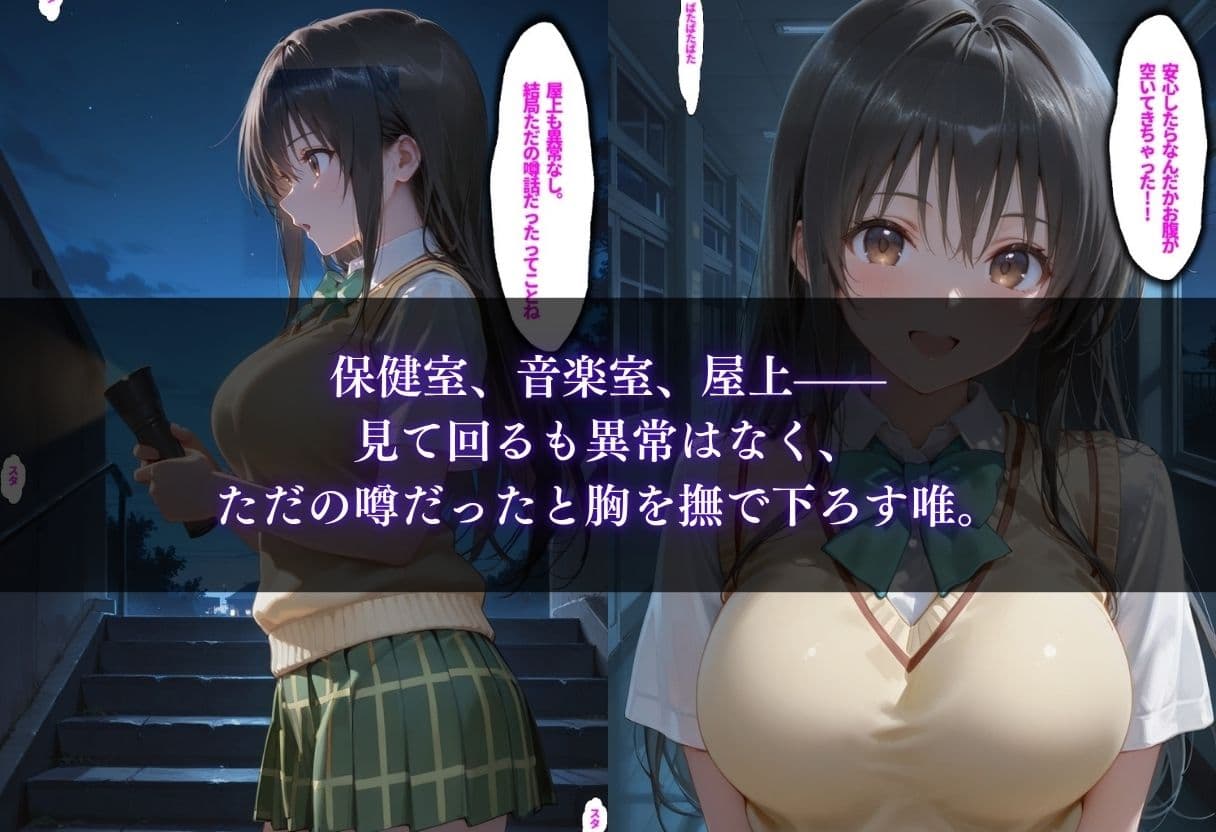 風紀委員が夜の校舎で媚薬堕ち 古手川唯の秩序崩壊 サンプル3