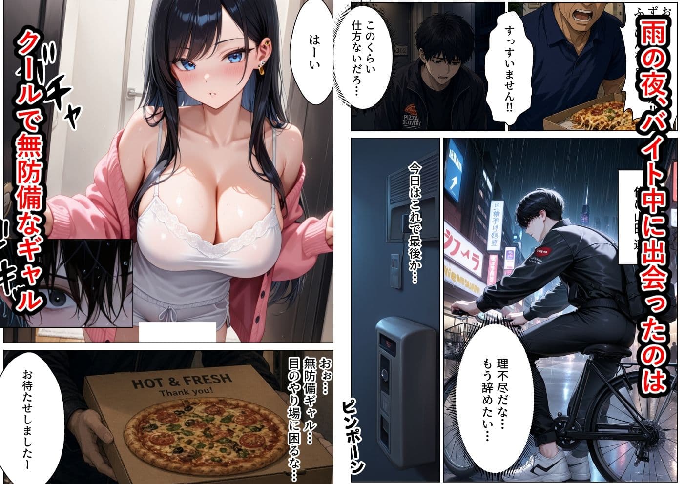 バイト中に出会った学校1のクールギャルといちゃラブセックスできた話 サンプル1