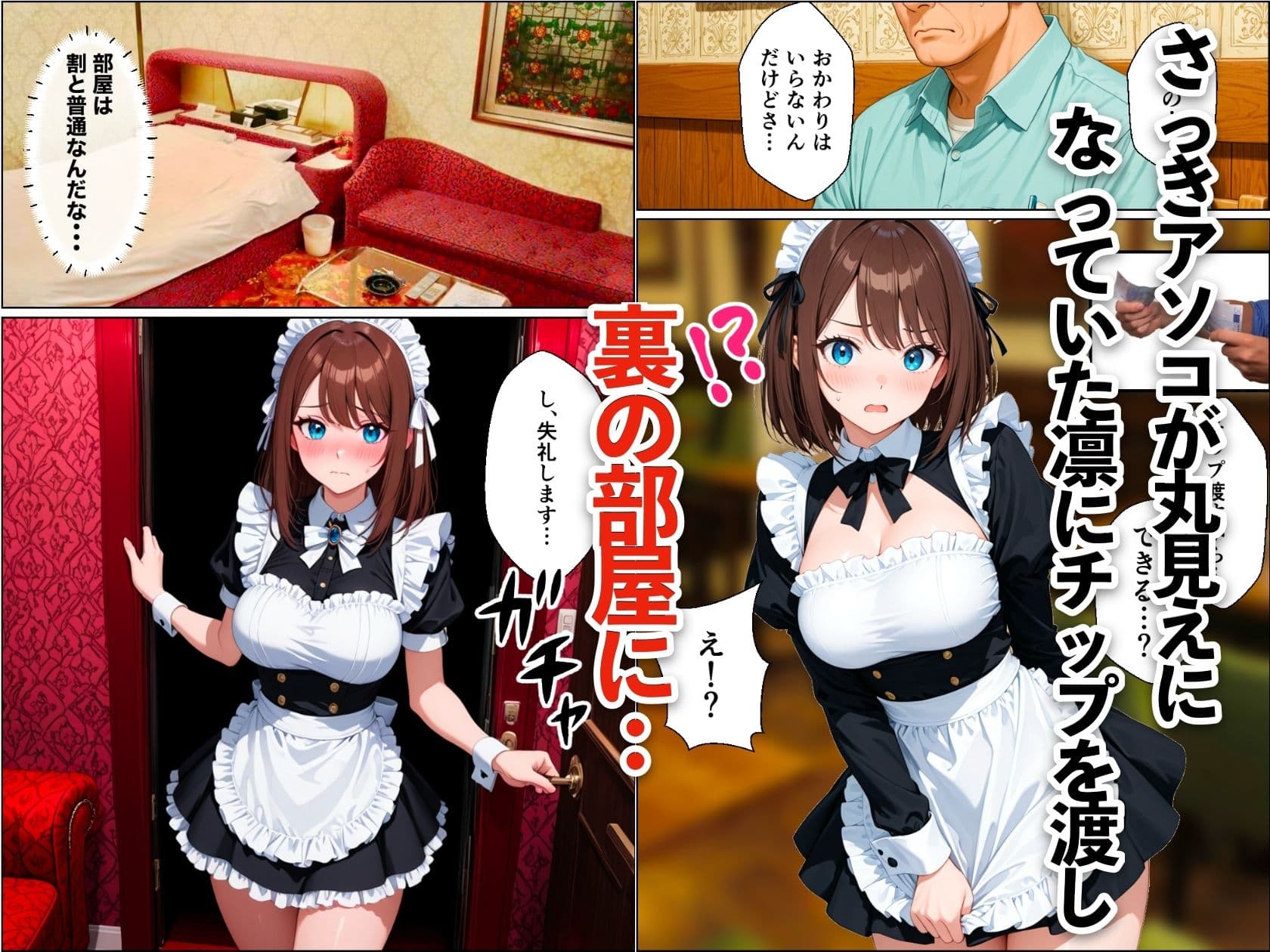 バブル時代に転生してノーパン喫茶でハーレムになった話 サンプル7