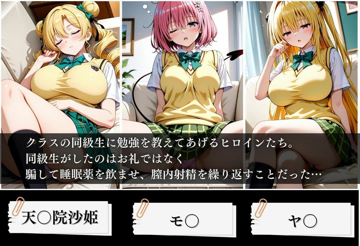 クラスの子に睡眠薬入れて種付けセックスした話 〜モ〇、天〇院、ヤ〇編〜 サンプル1