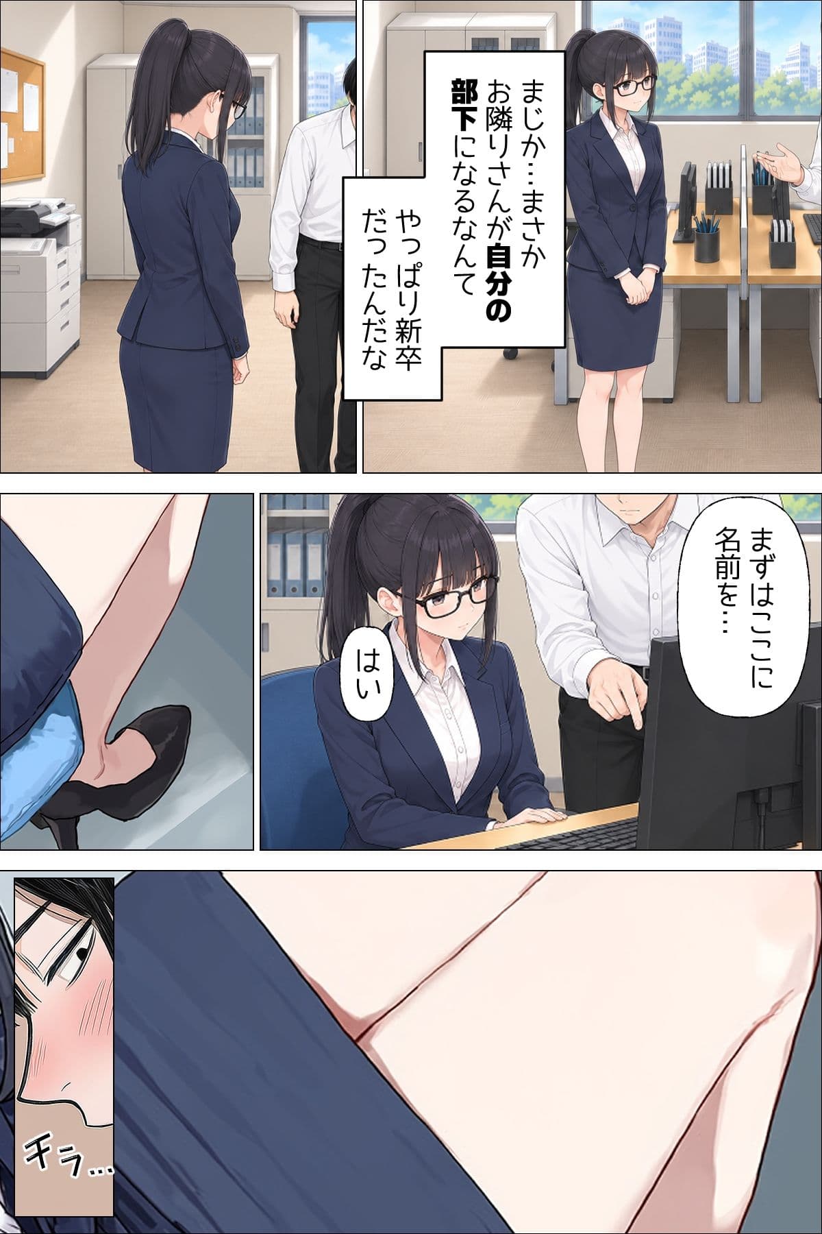 【漫画】まさかお隣さんが僕の会社の新卒OLだったなんて サンプル7