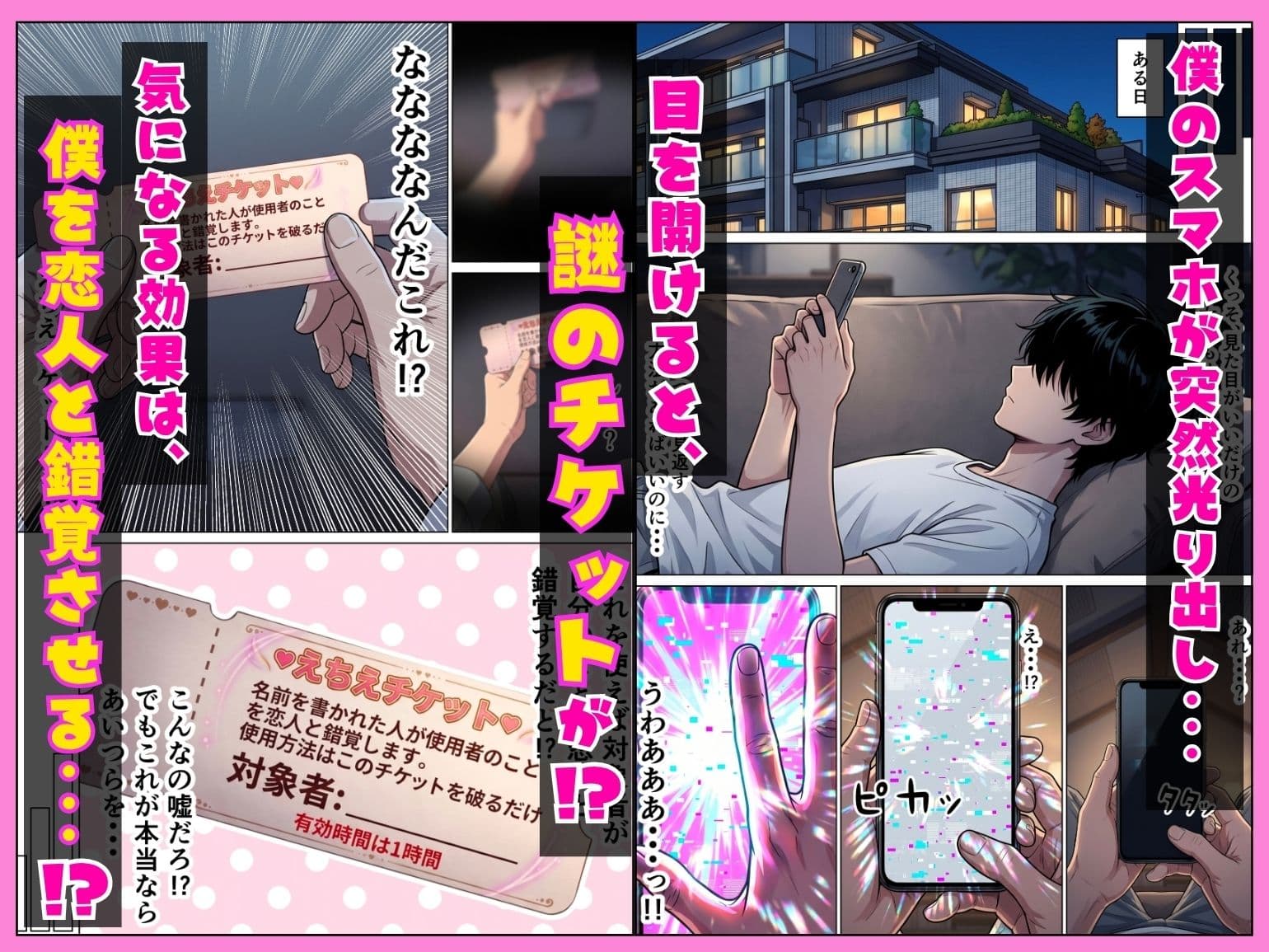 童貞陰キャの僕がえちえチケットを使ってギャルハーレムでヤリ放題しちゃいました サンプル1