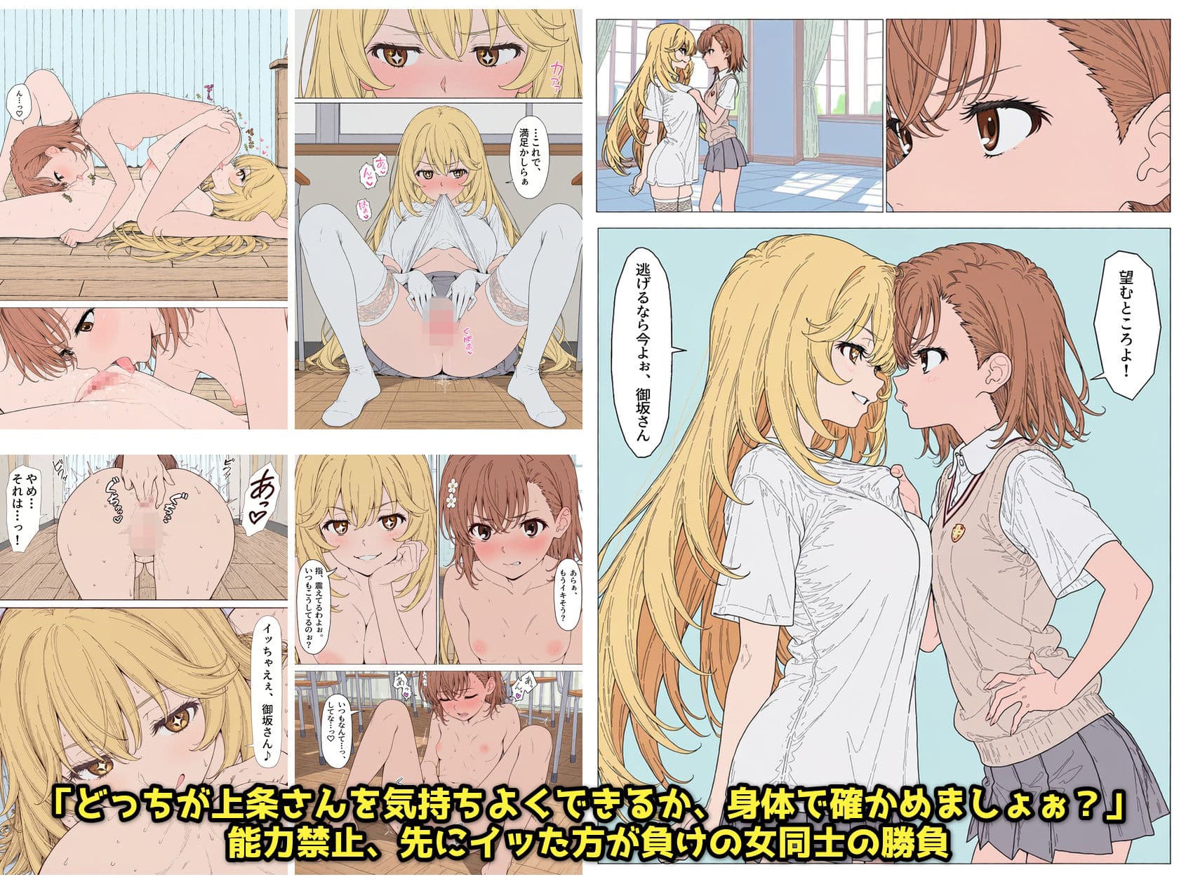 【漫画】とある美琴の羞恥体験 〜後輩と、あいつと、女王と〜 サンプル9