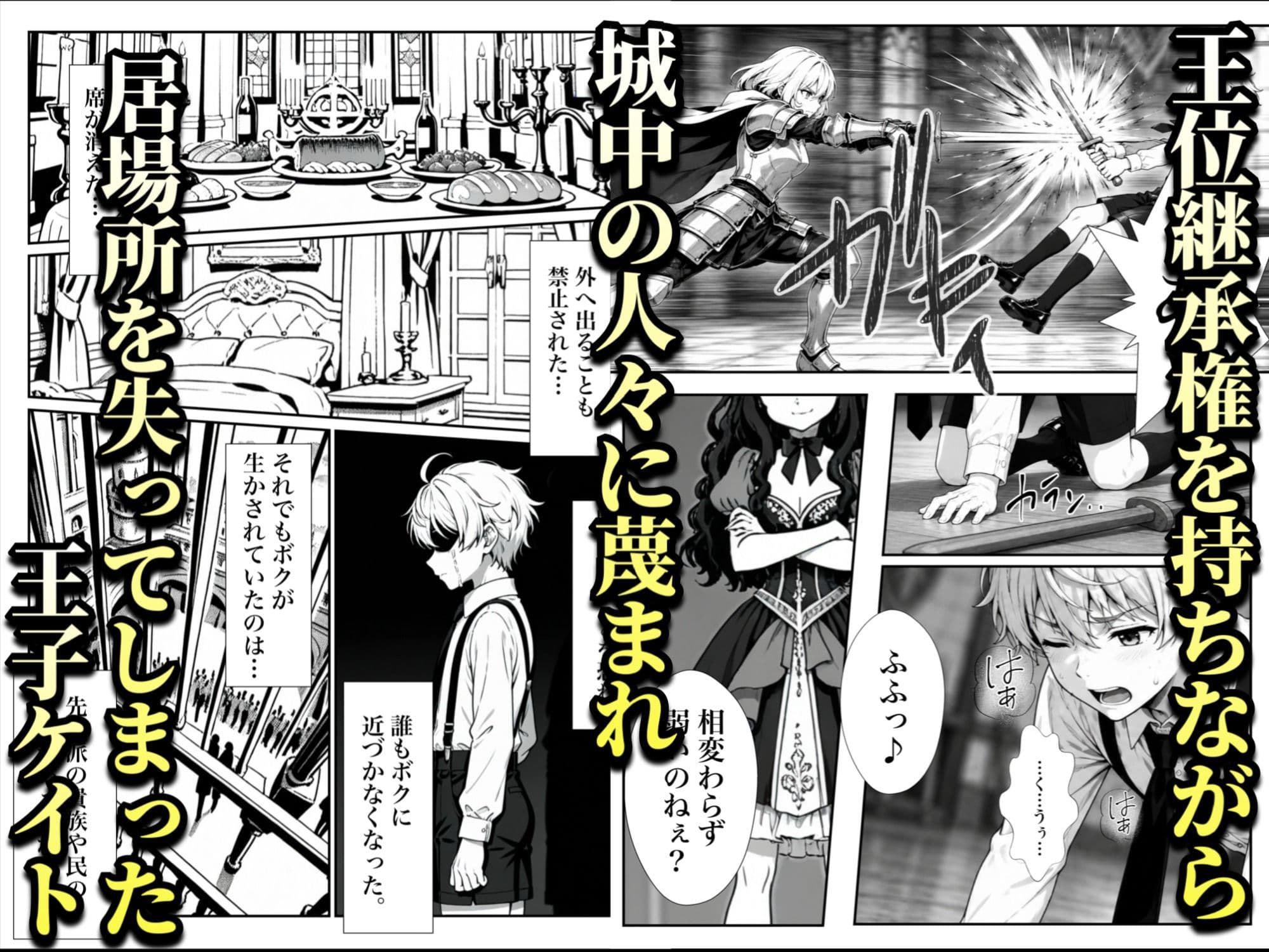 ネクロマンサーになって蘇生傀儡化、滅びた王国をハーレム帝国に作り替える サンプル2