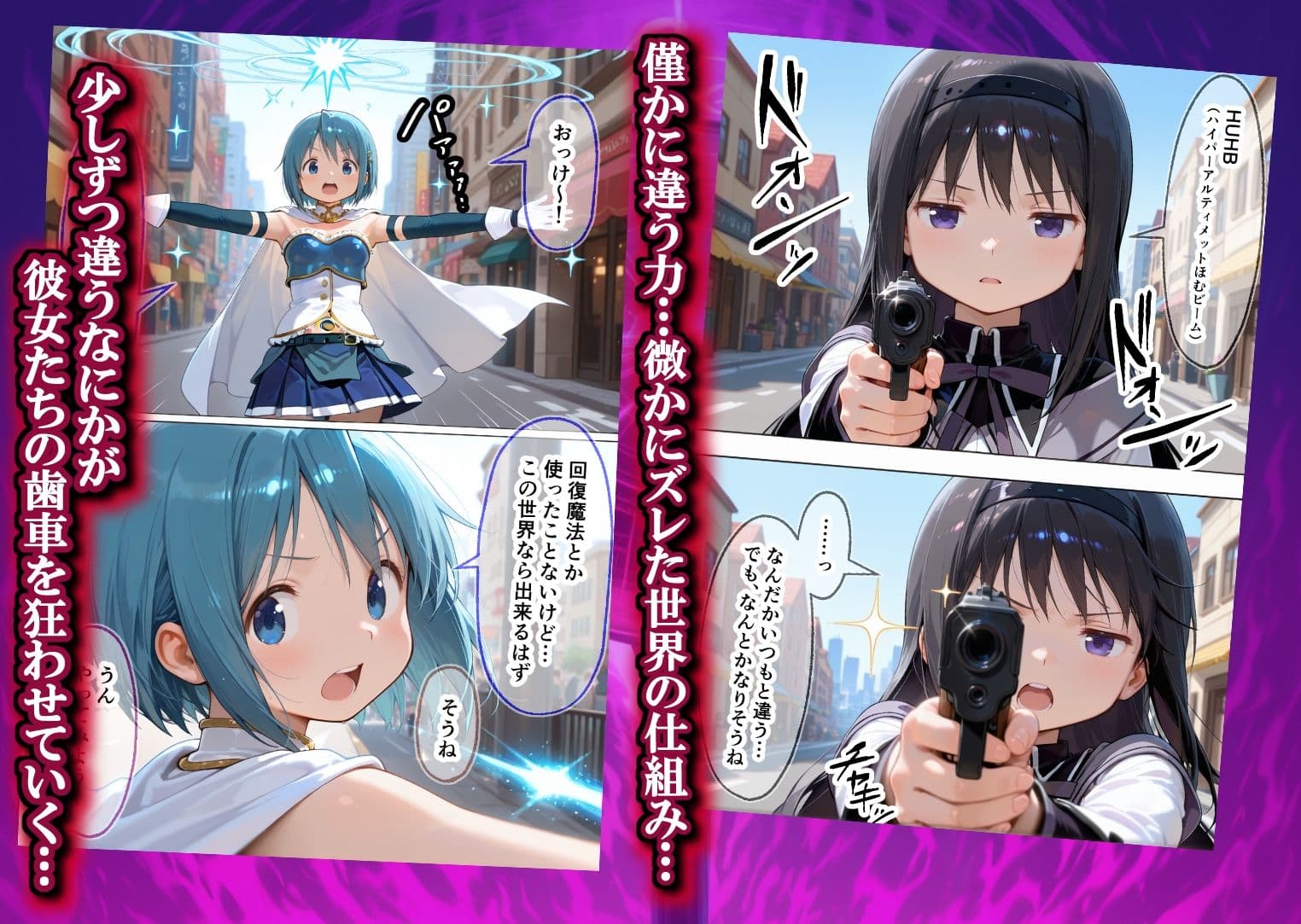 魔法少女 闇落ち 敗北ルートもう戻れない 繰り返される凌●と快楽で嫌なはずなのに…まど〇ギ編 サンプル2