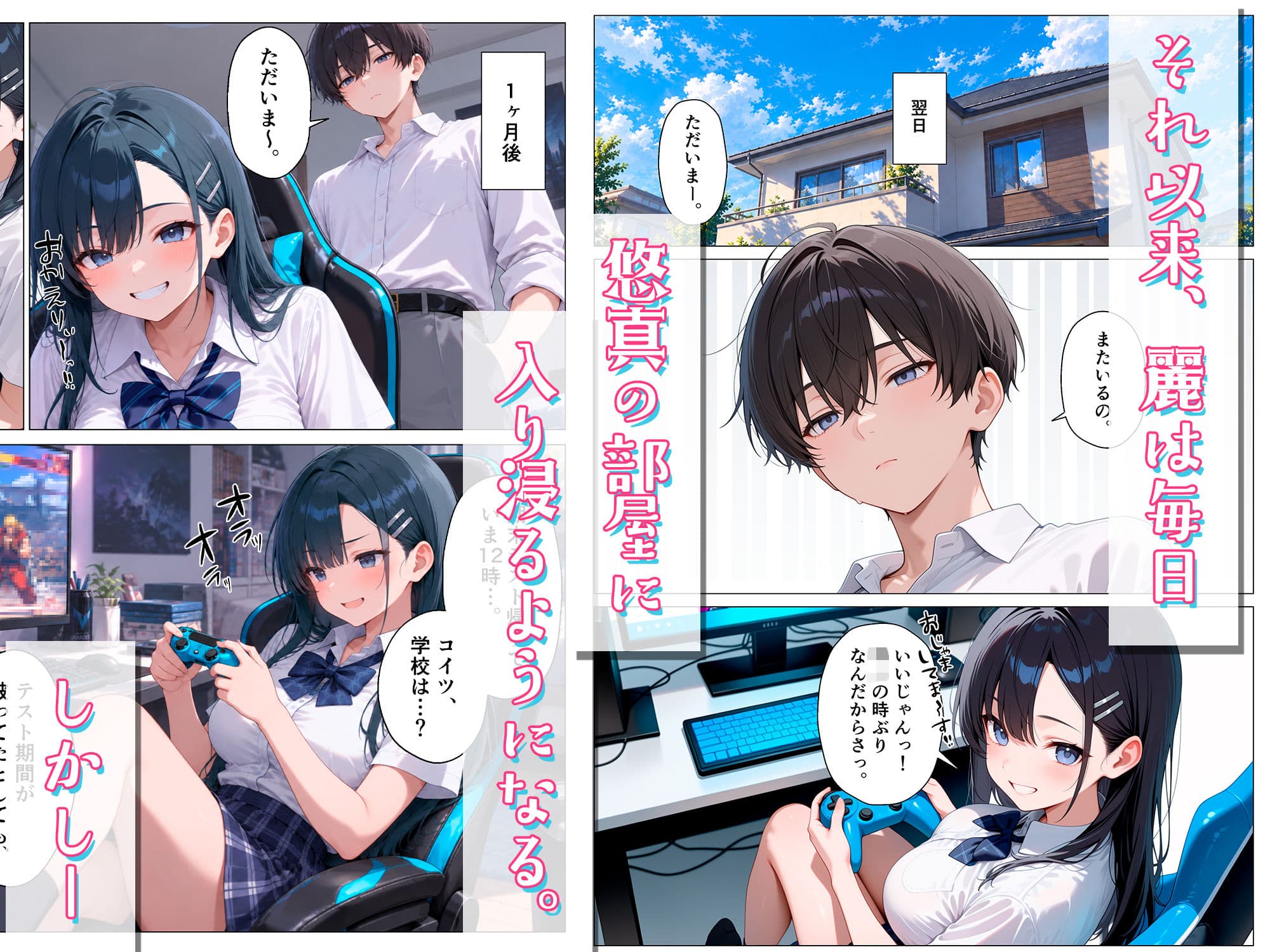 どエロく成長した幼馴染が、俺の部屋に入り浸りカノジョになった話 サンプル3