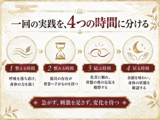 前立腺マッサージ器 挿れるだけでは気持ちよくなれない 乳首と前立腺を結びメスイキできる身体へ導く 究極快楽メスイキを発動させるための「乳首と前立腺快楽の繋げ方」 サンプル3