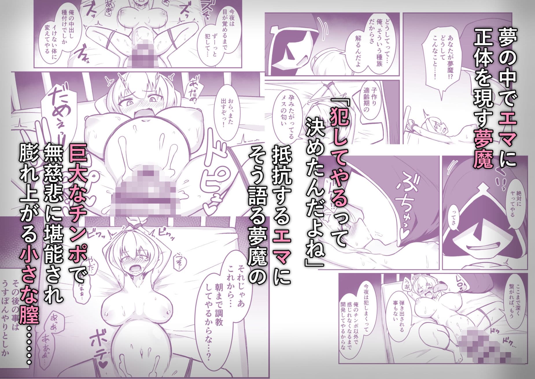 夢魔に狙われた妖精さんの話 サンプル3