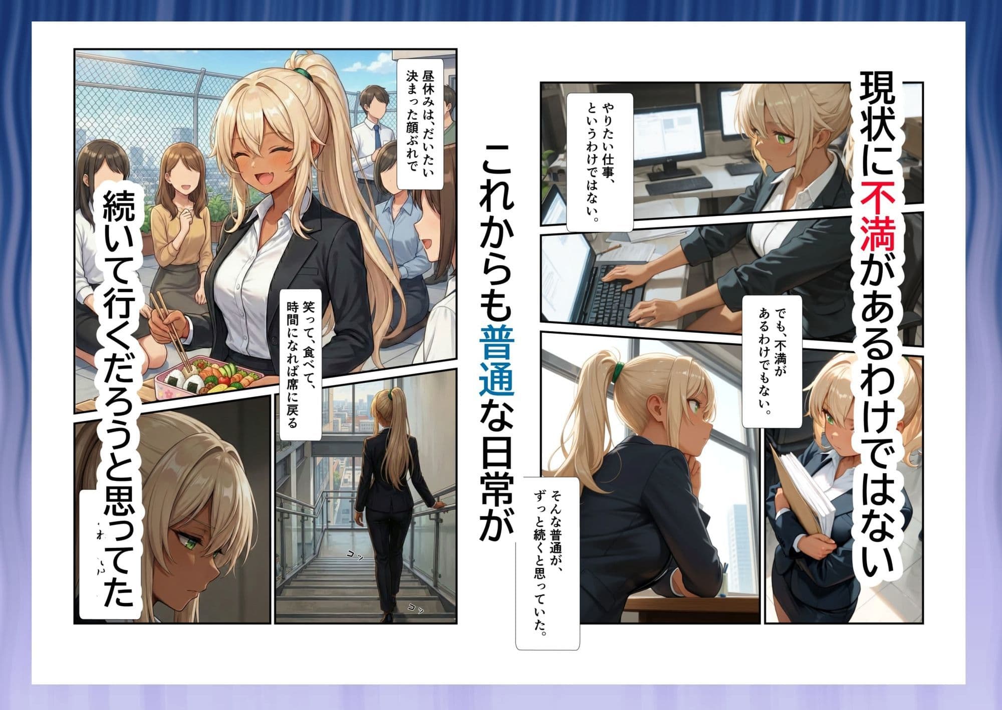 日常が崩壊し、メイド服の下で悦楽を求められるような話 サンプル1