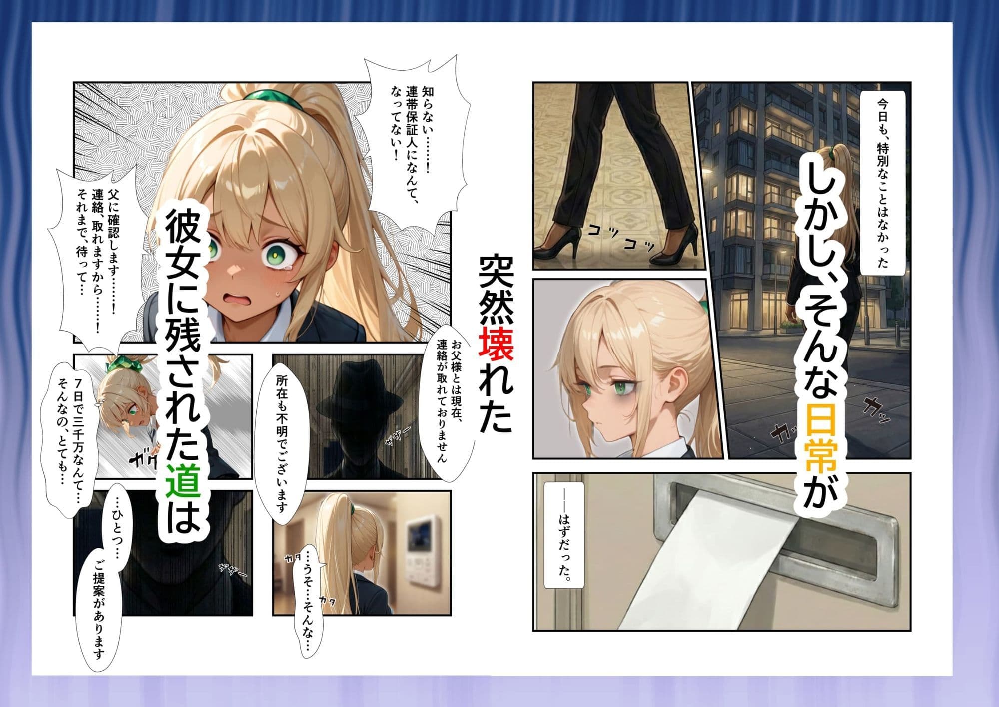 日常が崩壊し、メイド服の下で悦楽を求められるような話 サンプル2