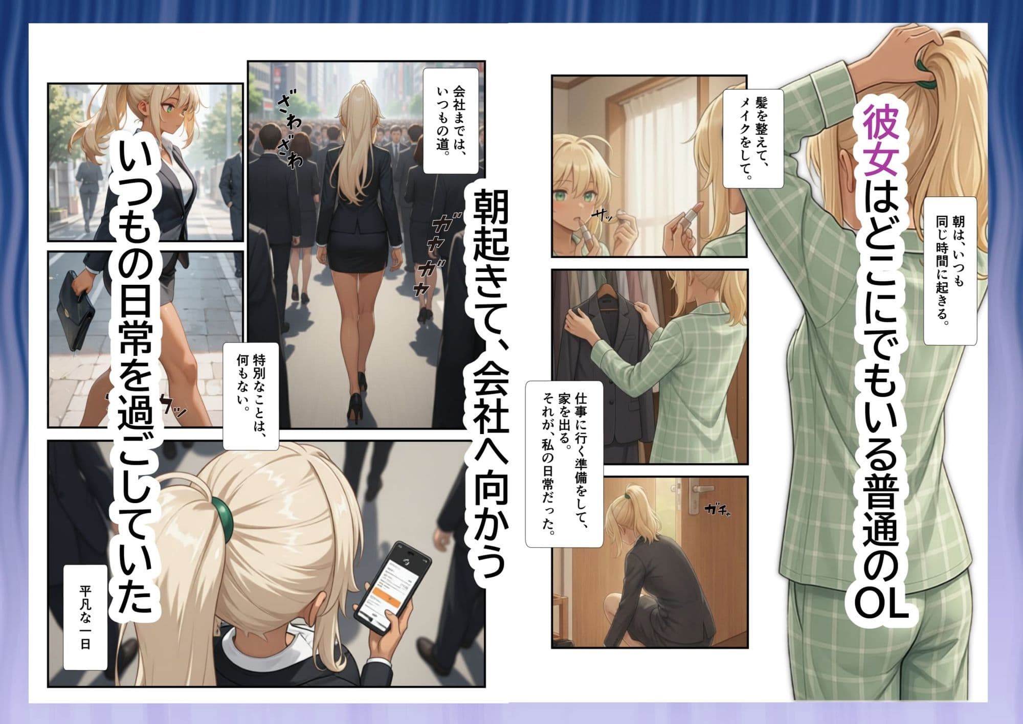 日常が崩壊し、メイド服の下で悦楽を求められるような話 サンプル6