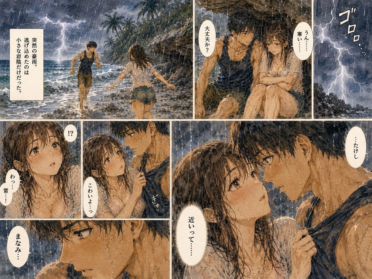無人島で幼馴染と二人きり。 〜助けが来ないなら、もう我慢できない〜 サンプル3