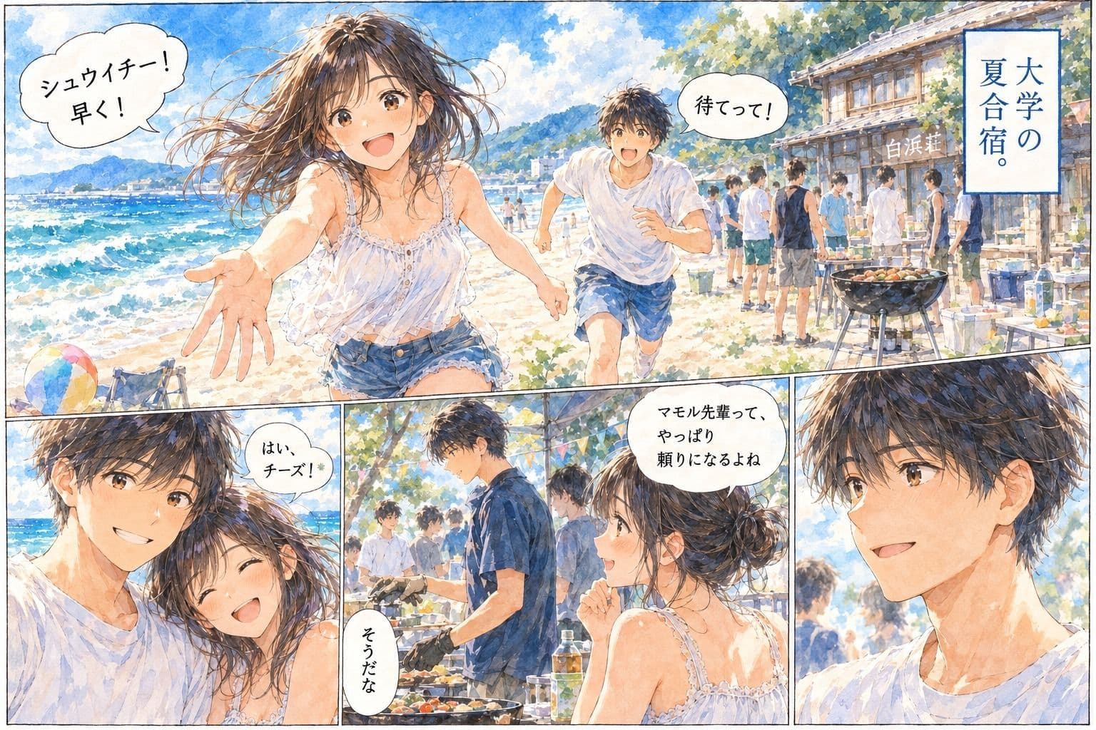 『大学の夏合宿で、彼女を先輩に奪われた。』 サンプル1