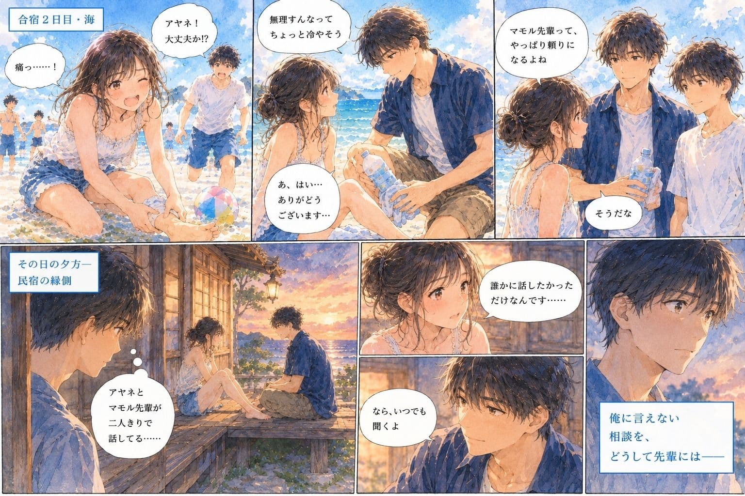 『大学の夏合宿で、彼女を先輩に奪われた。』 サンプル2